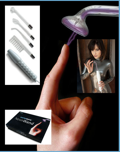 Kinklab Neon Wand Electrosex Kit- Red - 110v