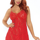 Leg Avenue Rose Lace Flair Chemise