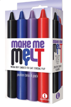 Make Me Melt Warm-Drip Candles (4 Pack) PICK YOUR COLOR