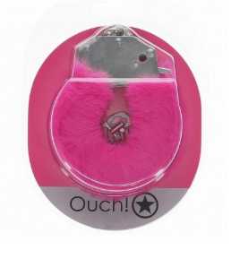 Heavy Duty Fuzzy Handcuffs PICK YOUR COLOR