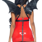 Leg Avenue Bat Wing Body Harness Faux Leather - O/S - Black