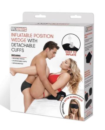 Inflatable Position Wedge with Detachable Cuffs