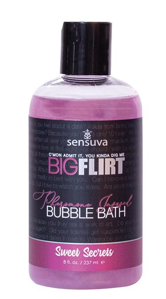 Sensuva Big Flirt Pheromone Bubble Bath - PICK YOUR SCENT
