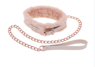 Peaches ‘n CreaMe Fur Collar & Leash