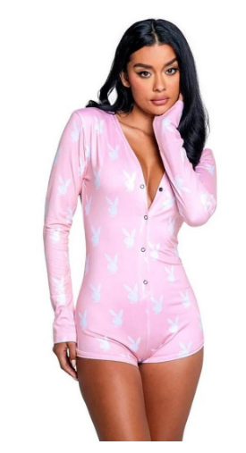Playboy Slumber Bunny Romper - PICK YOUR SIZE