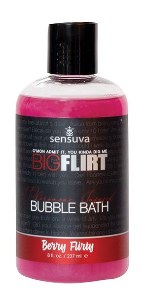 Sensuva Big Flirt Pheromone Bubble Bath - PICK YOUR SCENT