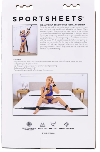 No Matter Where Bondage Restraint System