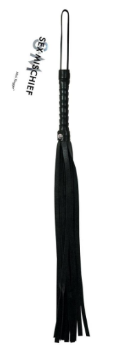 Sex & Mischief Mini Faux Leather Flogger