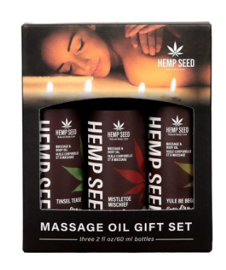 Earthly Body 2025 Hemp Seed Holiday Trio Gift Set