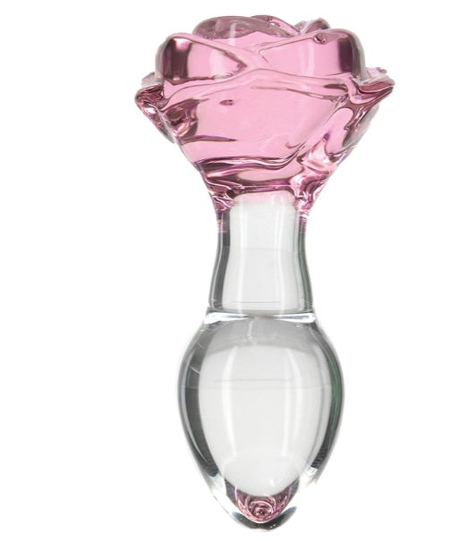 Pillow Talk Rosy Glass Anal Plug