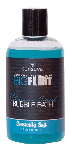 Sensuva Big Flirt Pheromone Bubble Bath - PICK YOUR SCENT