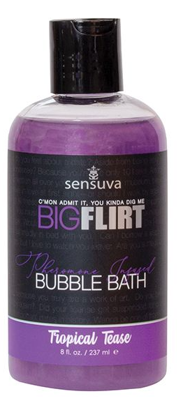 Sensuva Big Flirt Pheromone Bubble Bath - PICK YOUR SCENT