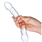 Double Trouble Glass Dildo 10"