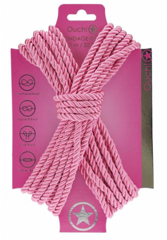 Ouch! Bondage Rope 10 Meter - PICK YOUR COLOR