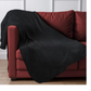 Bedroom Bliss Lover's Waterproof Throw Blanket - Black