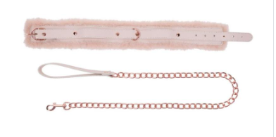 Peaches ‘n CreaMe Fur Collar & Leash