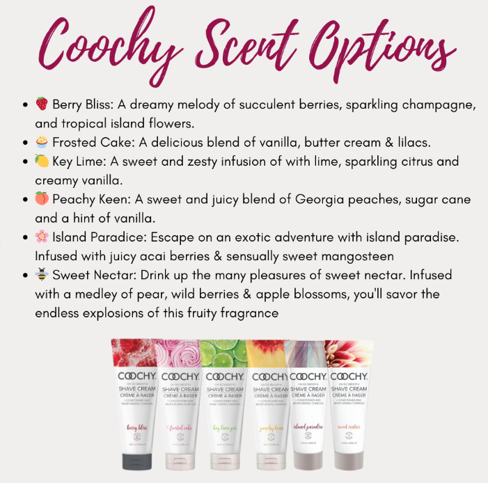 Coochy PICK YOUR SCENT/SIZE