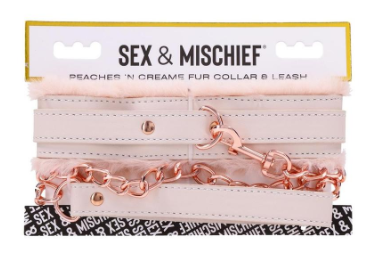 Peaches ‘n CreaMe Fur Collar & Leash